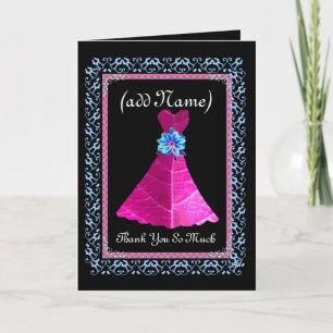 Demoiselle d'honneur Merci MAGENTA Robe et Dentell