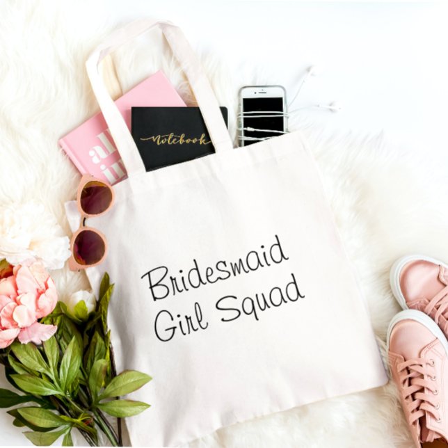 Demoiselles d'honneur | Girl Squad Grand Sac fourr (Créateur téléchargé)