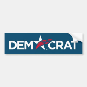 DEMOKRAT:: Autoaufkleber