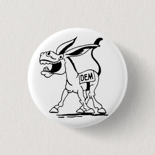Demokrat Button (Vorderseite)