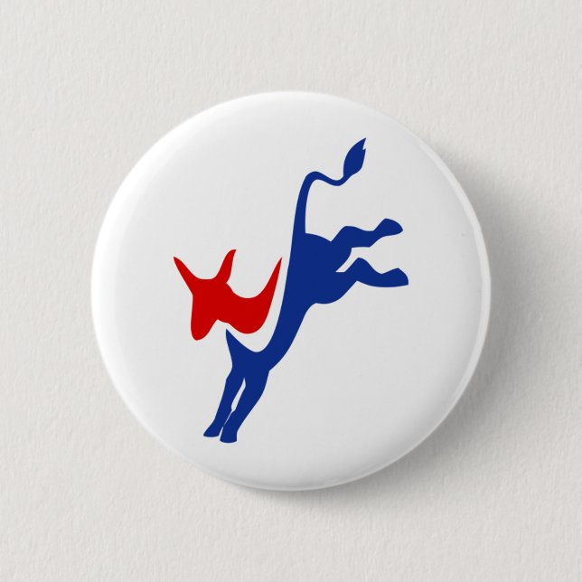 Demokrat Button (Vorderseite)