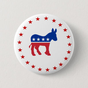 Demokrat Donkey Button