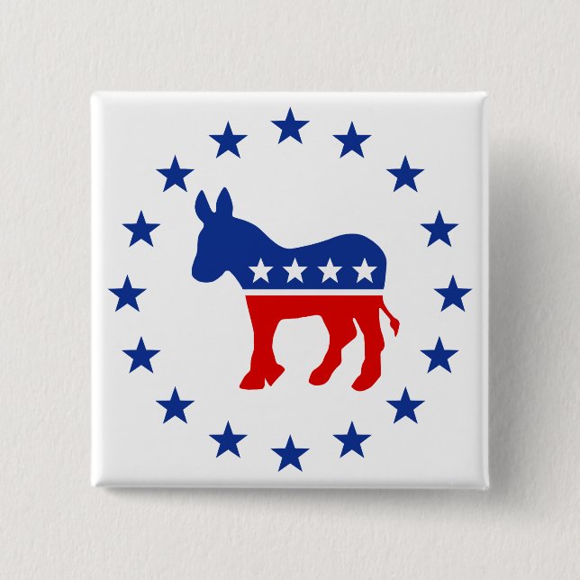 Demokrat Donkey Button (Vorderseite)