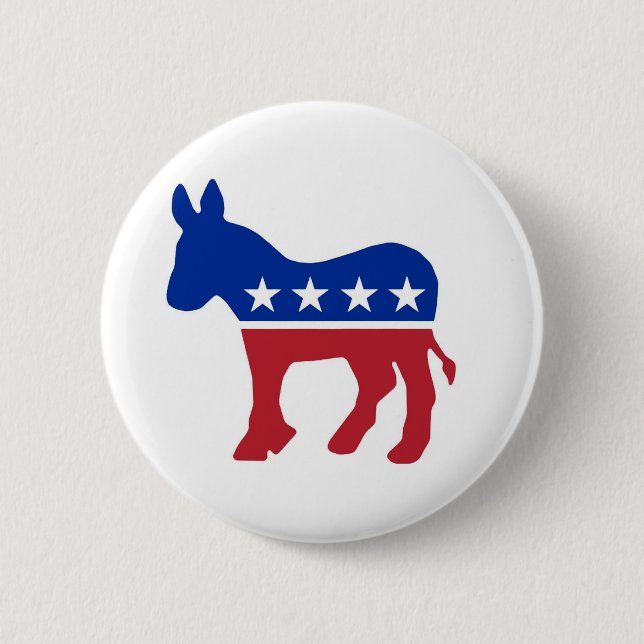 Demokrat Donkey Button (Vorderseite)