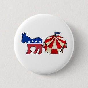 Demokrat Donkey Circus Button