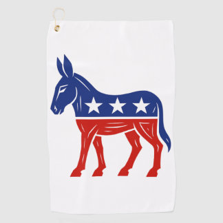 Demokrat Donkey Golfhandtuch