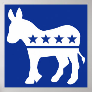 Demokrat Donkey Poster