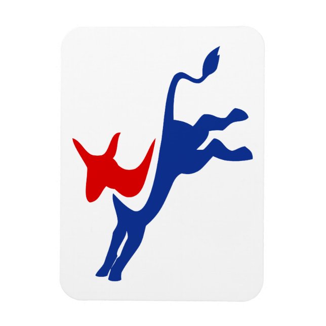 Demokrat Donkey Premium Magnet (Vertikal)