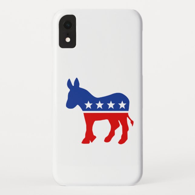 Demokrat-Esel-Fall Case-Mate iPhone Hülle (Rückseite)