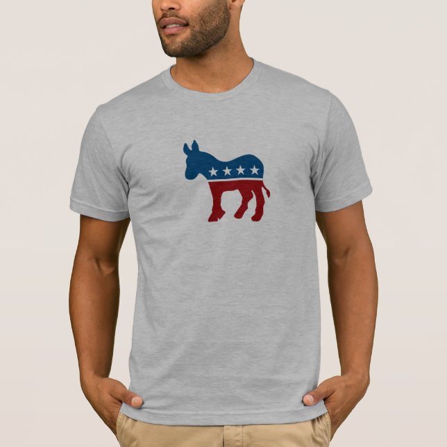 Demokrat-Esel T-Shirt (Vorderseite)