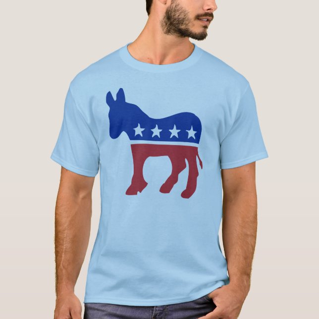 Demokrat-Esel-T - Shirt (Vorderseite)
