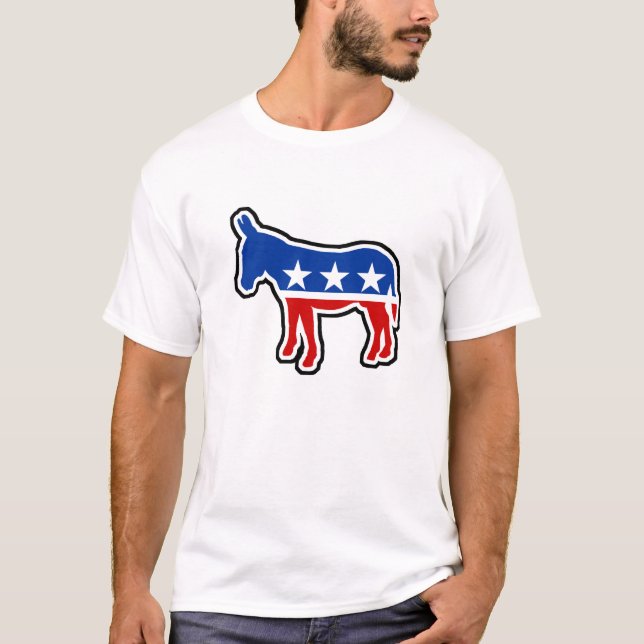 Demokrat-Esel T-Shirt (Vorderseite)