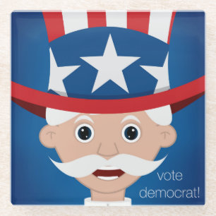 Demokrat Glasuntersetzer