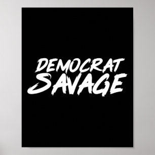 Demokrat Savage Impeach Trump Geschenk Präsident H Poster