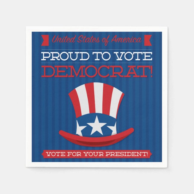 Demokrat Serviette (Vorderseite)