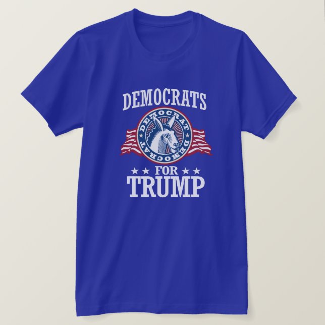 DEMOKRATEN FÜR TRUMPF T-Shirt (Design vorne)