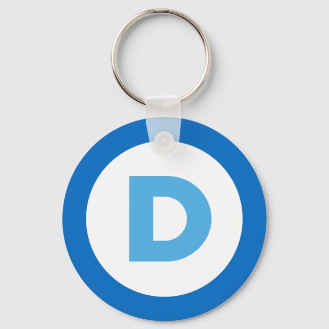 Demokraten Schlüsselanhänger (Vorderseite)