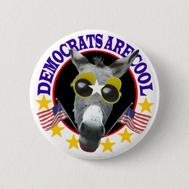DEMOKRATEN SIND COOL BUTTON (Vorderseite)