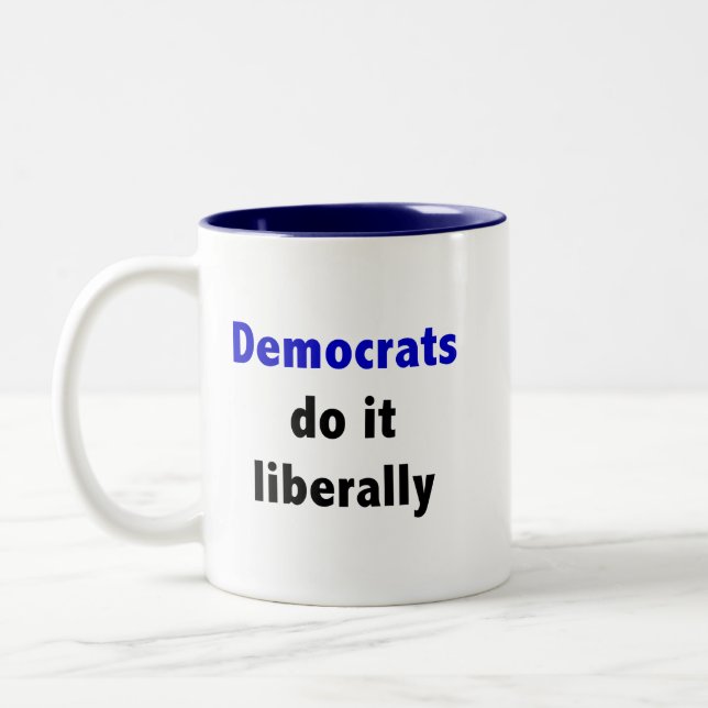 Demokraten tun es liberal Tasse (Links)