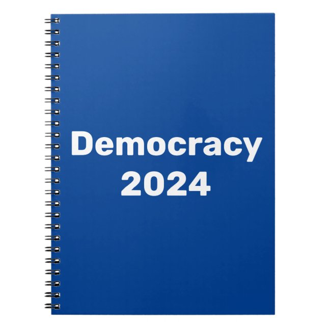 Demokratie 2024 Präsidentschaftswahl Notizblock (Vorderseite)