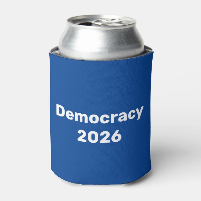 Demokratie 2026 Zwischenwahlen Dosenkühler (Kanne Vorderseite)