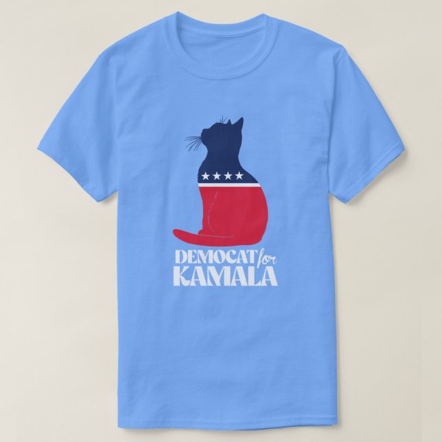 Demokratie für Kamala T-Shirt (Design vorne)