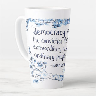 Demokratie Für Leute Latte-Mug Milchtasse
