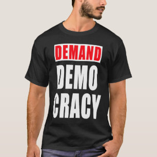 DEMOKRATIE - Gerechtigkeitsgerechtigkeit - Grafik T-Shirt