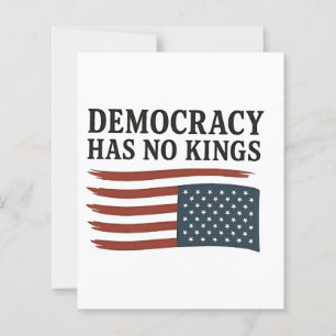 Demokratie hat keinen König gegen Trump USA