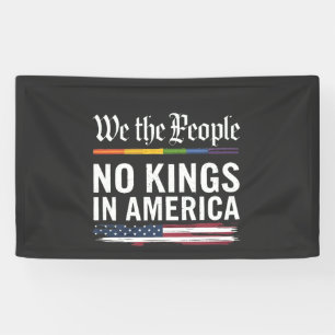 Demokratie hat keinen König-Librety-Status USA Banner