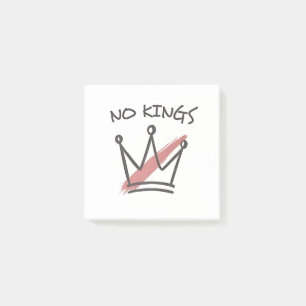 Demokratie hat keinen König-Librety-Status USA Post-it Klebezettel
