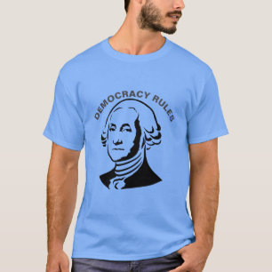 Demokratie herrscht, Text bearbeiten zum Personali T-Shirt