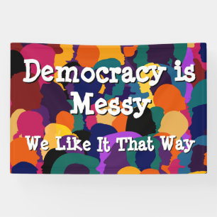 Demokratie ist chaotisch banner