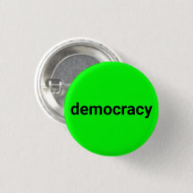Demokratie Moderne Typografie schwarz Neon grün co