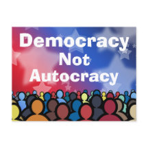 Demokratie, nicht Autokratie