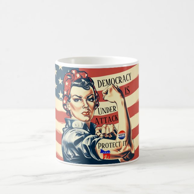 Demokratie/ Schutz der Kaffee-Tasse Kaffeetasse (Mittel)