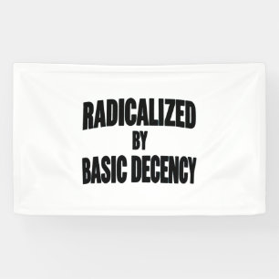 Demokratie, sozial radikalisiert durch einfachen A Banner