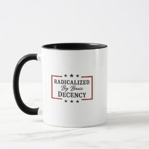 Demokratie, sozial radikalisiert durch einfachen A Tasse