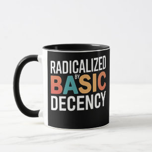 Demokratie, sozial radikalisiert durch einfachen A Tasse