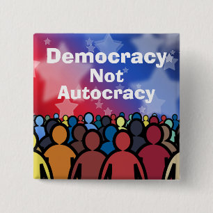 Demokratie statt Autokratie Button