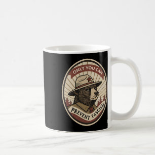 Demokratie verteidigen - Klicke Nur du kannst Fasc Kaffeetasse