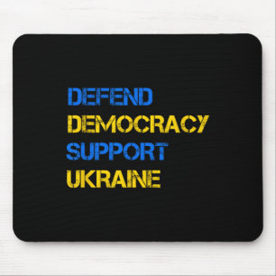 Demokratie verteidigen Ukraine unterstützen Für Ze Mousepad