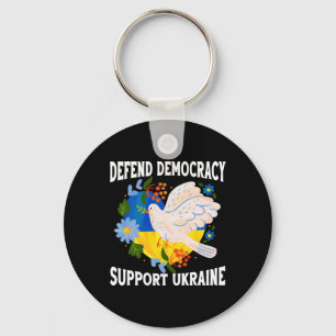 Demokratie verteidigen Ukraine unterstützen Für Ze Schlüsselanhänger