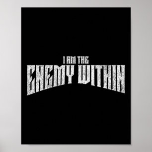 Demokratin Kamala Harris Feind im Innern Anti-Trum Poster