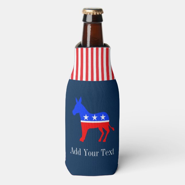 Demokratische Dose / Flasche Cooler Flaschenkühler (Flaschenvorderseite)