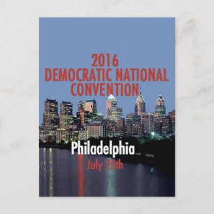 Demokratische Konvention Postkarte