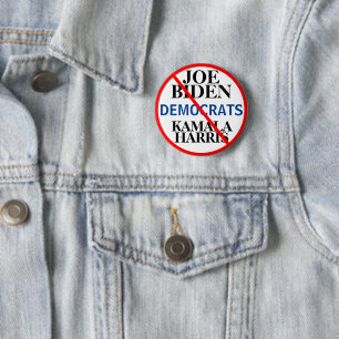 Demokratische Partei Biden Harris BEARBEITEN Namen Button