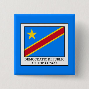 Demokratische Republik Kongo Button