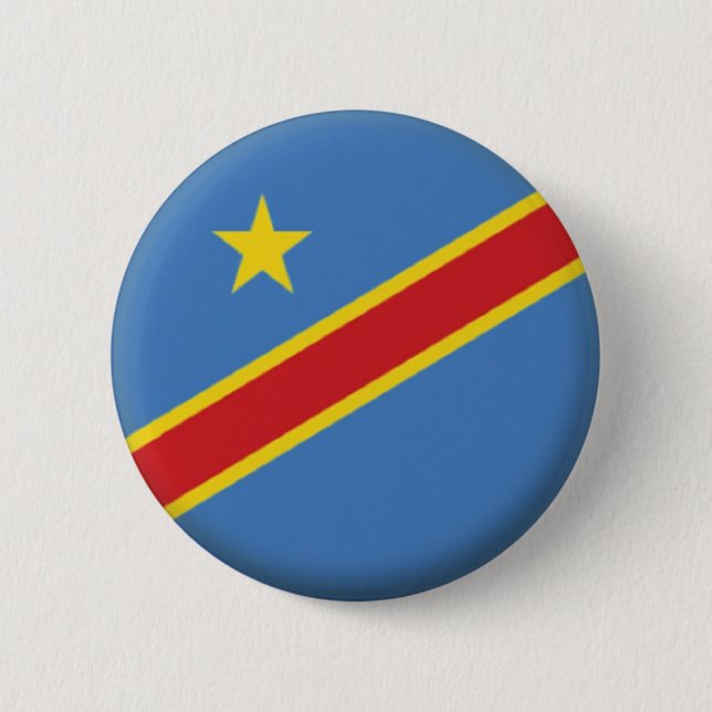 DEMOKRATISCHE REPUBLIK KONGO BUTTON ZURÜCK ABZEICH (Vorderseite)