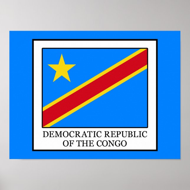 Demokratische Republik Kongo Poster (Vorne)
